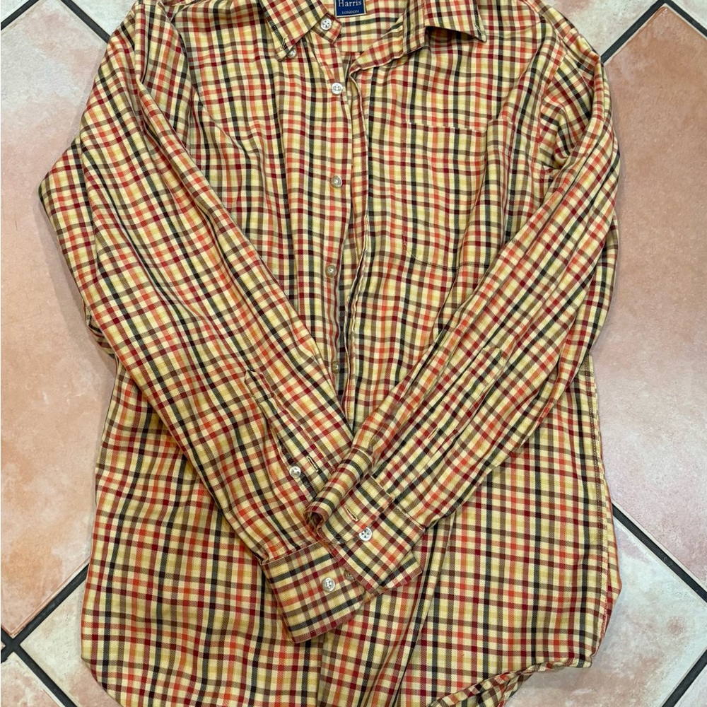 Plaid Button-Down Shirt